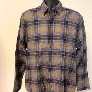 L plaid shirt RT Carmel, 100% cotton
